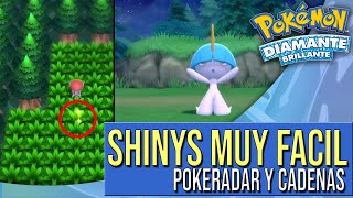 COMO CONSEGUIR SHINYS FACIL POKERADAR  POKEMON DIAMANTE BRILLANTE [upl. by Lekym]