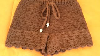 Super Easy Cute Shorts Crochet Tutorial For Beginners [upl. by Anne-Marie541]