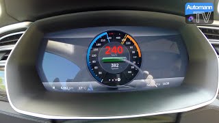 2015 Tesla Model S P85 D 700hp  0240 kmh acceleration 60fps [upl. by Hevak169]