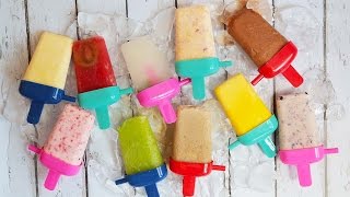 10 Popsicle Recipes  Just 2 Ingredients [upl. by Ahtanoj857]