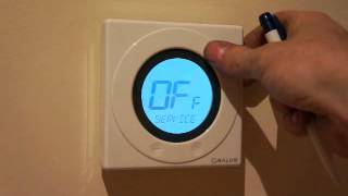 How to use the Salus  Sseries ST620RF Wireless thermostat [upl. by Januarius]