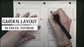 Detailed tutorial on laying out the vegetable gardenspacing microclimates amp companion planting [upl. by Wiburg444]