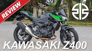 Kawasaki Z400  Review [upl. by Otinauj325]