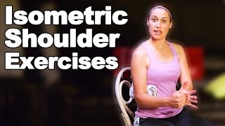 Shoulder Isometric Exercises  Ask Doctor Jo [upl. by Nois]