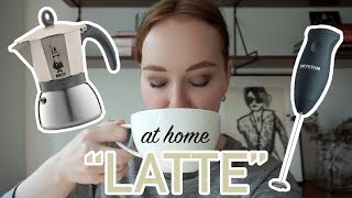 HOW TO MAKE A quotLATTEquot AT HOME moka pot  frother [upl. by Luapnaej997]