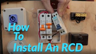 Electrical Wiring How to Install an RCD [upl. by Aihsei152]