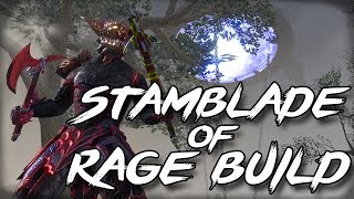 quotStamblade of RAGEquot  30k PVE STAMINA NIGHTBLADE BUILD ESO Horns of the Reach Stamblade Build [upl. by Amles]