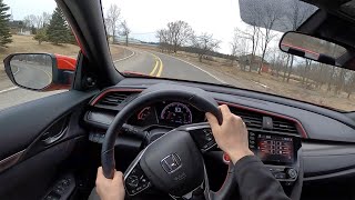 2020 Honda Civic Si Sedan  POV Driving Impressions [upl. by Ecirtak799]