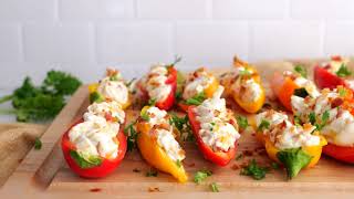 Cream Cheese Stuffed Mini Sweet Peppers [upl. by Whitebook]