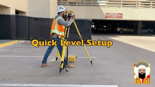 Surveying How to Setup a Builders Level [upl. by Winikka]