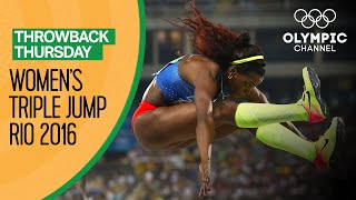 Womens Triple Jump Final at Rio 2016  Throwback Thursday [upl. by Alburg514]