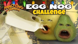 EGG NOG GALLON CHALLENGE Grapefruit amp Pear [upl. by Connors]