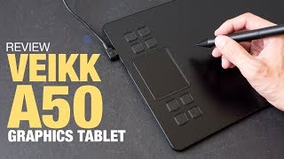 Veikk A50 Graphics Tablet review [upl. by Oilicec]