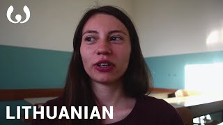 WIKITONGUES Erika speaking Lithuanian [upl. by Nitsyrk37]