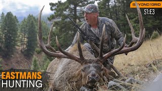 Giant Montana Bull Elk  374quot BampC Hunting [upl. by Ettigirb]