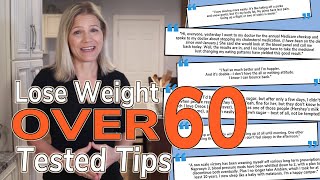 Lose Weight Over 60 3 Practical amp Tested Tips from Those Doing It [upl. by Farhsa]