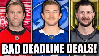 The WORST Trade Deadline Deals In NHL History [upl. by Cavil579]