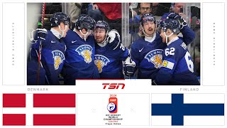 World Hockey Championship Highlights Denmark 1 Finland 3 [upl. by Quackenbush]