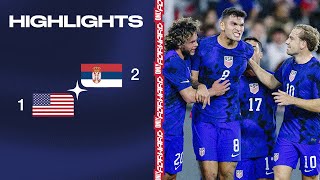 USMNT vs Serbia Highlights  Jan 25 2023 [upl. by Elokyn670]