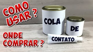 Cola de contato  Como usar como armazenar onde comprar e mais [upl. by Nylsirk]