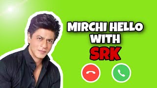 Shah Rukh Khan Prank Calls a fan  Mirchi Hello  Zero Special  Radio Mirchi [upl. by Lladnarc]