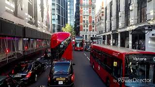 FULL ROUTE VISUAL  London Bus Route 22  Putney Common to Oxford Circus  WHV134 BV66ZRZ [upl. by Yeldahc]