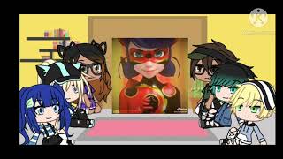 Miraculous Ladybug characters react to tik toks Part 1 Gacha Life [upl. by Nynnahs]