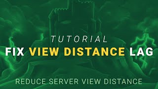 How to Fix Lag By Reducing View Distance on a Minecraft Server [upl. by Eislel]