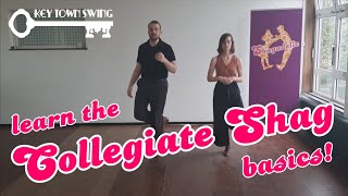 Basic Collegiate Shag Footwork [upl. by Ettegdirb975]