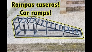 RAMPAS DE COCHE CASERAS  HOMEMADE CAR RAMPS LIFT [upl. by Gujral]