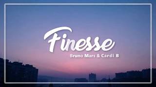 Finesse  Bruno Mars ft Cardi B Lyrics [upl. by Ameerahs]