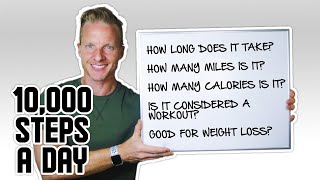 The Ultimate Guide On How To Walk 10000 Steps A Day TIME MILES CALORIES  LiveLeanTV [upl. by Naesal]