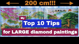 Top Ten Tips for Epic Diamond Paintings [upl. by Aerdno]