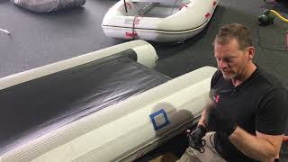 How repair an inflatable boat puncture  best practice [upl. by Oirasec]