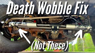 How to Fix Death Wobble Violent Steering Shake [upl. by Pacheco]