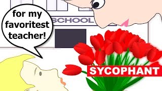 Learn English Words  SYCOPHANT  Meaning Vocabulary Lesson with Pictures and Examples [upl. by Anividul]