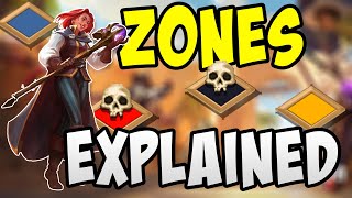 Zone Types Explained  Albion Online Beginners Guide [upl. by Onfroi]