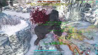 Ark Survival Evolved Alpha Megapithecus Fjordur pve official [upl. by Ferren41]