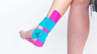 TRUETAPE® Achilles Tendonitis  Kinesiology Tape Instruction [upl. by Immanuel]