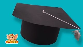 Learn to make a Graduation Cap  Arts amp Crafts [upl. by Salhcin575]