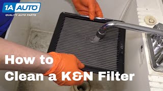 How to Clean KampN Filter [upl. by Neeloc]