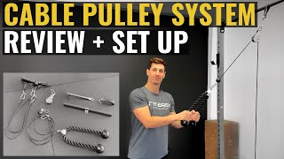 Cable Pulley System Review for Home Gym [upl. by Lunn]