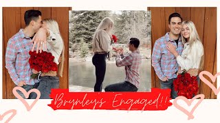 BRYNLEYS ENGAGED CUTEST PROPOSAL EVER [upl. by York]