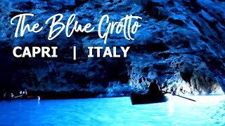 Blue Grotto Capri Italy  Grotta Azzurra Italia [upl. by Decrem349]