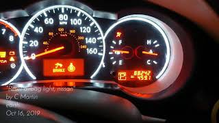 Airbag light flashing nissan altima [upl. by Sidnal]