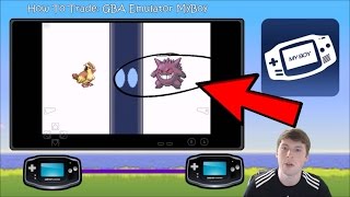 How To Trade Pokemon In GBA Emulator MyBoy Leaf Green and Fire Red Example [upl. by Imrots]