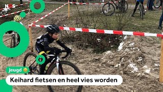 Veldrijden steeds populairder bij kinderen [upl. by Bailie]