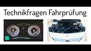 Technikfragen praktische Führerscheinprüfung  Sicherheitskontrolle Klasse B  Fahrprüfung [upl. by Ibmab822]