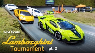 Lamborghini Tournament Pt 2 Diecast Car Racing [upl. by Erminie598]