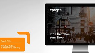 Webinar STRATO Webshop  In 10 Schritten zum OnlineShop Teil 1 [upl. by Merilee]